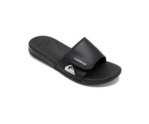 Sandale QUIKSILVER "Bright Coast", Herren, Gr. 11 (44), schwarz-weiß (schwarz, weiß, schwarz), Obermaterial: Synthetikmaterial / Futter: Textil / Außensohle: EVA., Schuhe Sandale (40435941-11) schwarz