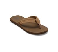 Sandale QUIKSILVER "Carver Suede Core", Herren, Gr. 10 (43), beige (tan 1), Obermaterial:Obermaterial: Leder / Außensohle: Synthetischer Gummi;, Schuhe Zehentrenner (25066323-10) tan 1