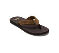Sandale QUIKSILVER "Carver Suede Core", Herren, Gr. 6(39), braun (braun 1), Obermaterial:Obermaterial: Leder / Außensohle: Synthetischer Gummi;, Schuhe Zehentrenner (57959933-6) braun 1