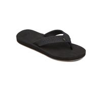 Sandale QUIKSILVER "Left Coasta", Herren, Gr. 6(39), schwarz (schwarz, schwarz, braun), Obermaterial:Obermaterial: Leder / Außensohle: Gummi;, Schuhe Sandale (93453426-6)