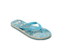 Sandale QUIKSILVER "Molokai Art", Herren, Gr. 12(45), blau (aqua sundown), Obermaterial: 100% Synthetik, Futter: 100% Synthetik, Laufsohle: 100% Schwammgummi., Schuhe Sandale (71064415-12) aqua sundow