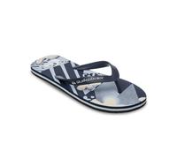 Sandale QUIKSILVER "Molokai Art", Herren, Gr. 13(46), blau (schwarz 6), Obermaterial: 100% Synthetik, Futter: 100% Synthetik, Laufsohle: 100% Schwammgummi., Schuhe Sandale (43150524-13) schwarz 6