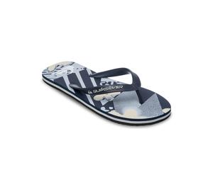 Sandale QUIKSILVER "Molokai Art", Herren, Gr. 14(47), schwarz 6, Obermaterial:Obermaterial: 100% Synthetik, Futter: 100% Synthetik, Laufsohle: 100% Schwammgummi;, Schuhe Sandale (43150524-14) schwarz 
