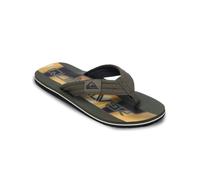 Sandale QUIKSILVER "Molokai Layback", Herren, Gr. 10 (43), grape leaf holmes, Obermaterial:Obermaterial: 100% Baumwolltextil, Futter: 100% Polyestertextil, Laufsohle: 100% Schwammgummi;, Schuhe Sandal