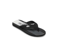 Sandale QUIKSILVER "Molokai Layback", Herren, Gr. 13(46), schwarz, Obermaterial: 100% Baumwolltextil, Futter: 100% Polyestertextil, Laufsohle: 100% Schwammgummi., Schuhe Sandale (15852544-13) schwarz