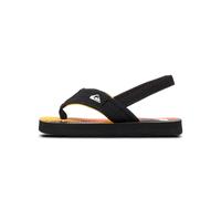 Sandale QUIKSILVER "Molokai Layback", Mädchen, Gr. 22, fiery coral wordblock, Obermaterial:Obermaterial: Synthetikmaterial / Futter: Textil / Außensohle: EVA-Gummi;, Schuhe Sandale (92344254-22) fiery