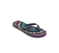 Sandale QUIKSILVER "Molokai Screen", Herren, Gr. 7(40), bunt (lila), Obermaterial: 100% Synthetik, Futter: 100% Synthetik, Laufsohle: 100% Schwammgummi., Schuhe Sandale (14890820-7) lila