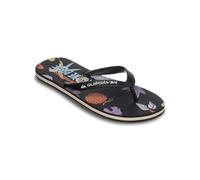 Sandale QUIKSILVER "One Piece Molokai Art", Herren, Gr. 9(42), schwarz, Obermaterial: 100% Synthetik, Futter: 100% Synthetik, Laufsohle: 100% Schwammgummi., Schuhe Sandale (84469413-9) schwarz