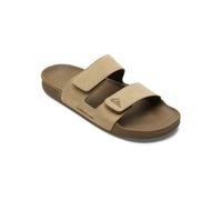 Sandale QUIKSILVER "Rivi Leather", Herren, Gr. 11 (44), beige (tan 1), Obermaterial: Leder / Außensohle: Gummi, Schuhe Sandale (34902922-11) tan 1