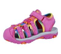 Sandale RICHTER "Boulder", Mädchen, Gr. 31, fuchsia, regenbogen, Textil, kontrastfarbene Details, mehrfarbig, Schuhe Sandale, Sommerschuh, Riemchensandale, Größenschablone zum Download, mit WMS (84038