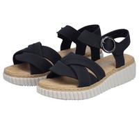Rieker FSK Damen Sandalen für Damen, schwarz, Größe 37 EU