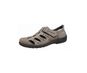 Sandale ROHDE "Rohde Sandalen Nubuk/Velours", Herren, Gr. 44, beige (hellbeige), Leder, Schuhe Sandale (50857306-44) hellbeige