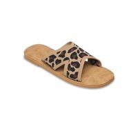 Sandale ROXY "Andreya Leo", Damen, Gr. 8(38), leopard print, Obermaterial: 100% Polyester, Futter: 100% Polyester, Laufsohle: 100% TPR., Schuhe Sandale (93423220-8) leopard print