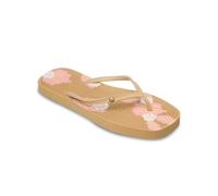 Sandale ROXY "Arizona Dreams", Damen, Gr. 10 (41), beige (weiß, soft lime, pink), Obermaterial: 98% Tr/ 2% Metallnieten, Futter: 100% Synthetik, Laufsohle: 100% Eva., Schuhe Sandale (19665025-10) weiß