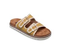 Sandale ROXY "HYNDIRA", Damen, Gr. 42, gelb sun, Synthetik, Schuhe Sandale, Pantolette, Sommerschuh (43531217-42) gelb sun