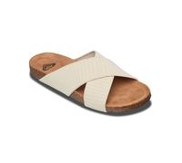 Sandale ROXY "MANNAE CROSSED", Damen, Gr. 41, beige (taupe), Textil, Schuhe Sandale (28574606-41) taupe
