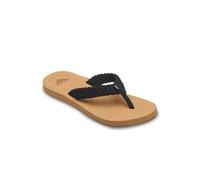 Sandale ROXY "Porto", Damen, Gr. 10 (41), schwarz, Obermaterial: 90% Baumwolle/10% Polyester, Futter: N/A, Laufsohle: 100% TPR.., Schuhe Sandale (91386223-10) schwarz