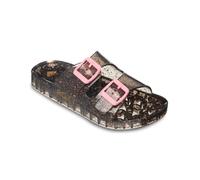 Sandale ROXY "Rg Kattie Glitter", Jungen, Gr. 3(33), schwarz, multi, Obermaterial: 95% PVC/ 5% synthetische Kunststoffschnalle, Futter: N/A, Laufsohle: 100% synthetisches PVC., Schuhe Sandale (2773802