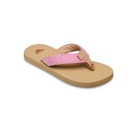 Sandale ROXY "Rg Porto Raffia", Jungen, Gr. 12(29), raspberry, Obermaterial:Obermaterial: 90% synthetisches Raffia/10% Textilpolyester, Futter: 100% Textilpolyester, Laufsohle: 100% EVA;, Schuhe Sanda