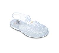 Sandale ROXY "Rg The Croisette", Jungen, Gr. 2(32), silber, Obermaterial:Obermaterial: 98% synthetisches Tr/ 2% Metall, Futter 100% synthetisches Tr, Laufsohle: 100% synthetisches Tr;, Schuhe Sandale