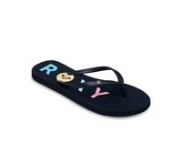 Sandale ROXY "Sandy", Damen, Gr. 9(40), schwarz, rainbow, Obermaterial:Obermaterial: 98% Synthetikmaterial, 2% Metall / Futter: 100% Synthetikmaterial / Außensohle: 100% Moosgummi;, Schuhe Sandale (77