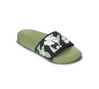 Sandale ROXY "Slippy Iv", Damen, Gr. 9(40), oil grün, Obermaterial:Obermaterial: 100% PU, Futter: 100% Textil, Laufsohle: 100% EVA;, Schuhe Sandale (92244933-9)