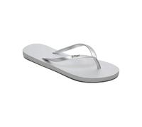 Sandale ROXY "Viva Iv", Damen, Gr. 11(42), silber (metallic silber), Obermaterial:Obermaterial: 98% Synthetik / 2% Metall, Futter: 100% Synthetik, Laufsohle: 100% geschäumtes Gummi., Schuhe Sandale (4