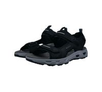 Sandale SALAMANDER, Herren, Gr. 43, schwarz, Lederimitat, Schuhe Sandale, Trekkingsandale, Outdoorschuh, Sommerschuh mit Fußbett (39211158-43) schwarz