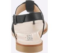 Zehentrenner HEINE, Damen, Gr. 37, schwarz, Glattleder, Leder, Rindsleder, Schuhe Zehentrenner (62600768-37) schwarz