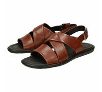 Sandale SIOUX "Mirtas", Herren, Gr. 39 (UK 5 1/2), braun, Obermaterial: 100% Lammnappaleder LANA. 100% Polyurethan PU., Schuhe Sandale (75136613-39) braun