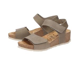 Sandale SIOUX "Yagmur-700", Damen, Gr. 37 (UK 4), grün, Obermaterial: 100% Kalbsleder CAL. 100% Gummi rubber., Schuhe Sandale (30677917-37) grün