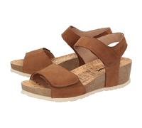 Sandale SIOUX "Yagmur-700", Damen, Gr. 38 (UK 5), braun (cognac), Obermaterial: 100% Rindnubukleder CNU. 100% Gummi rubber., Schuhe Sandale (90896743-38) cognac