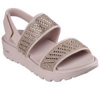 Sandale SKECHERS "ARCH FIT FOOTSTEPS-ENCHANT", Damen, Gr. 37, rosa, EVA, Glitzer, Schuhe Sandale, mit Luxe Foam (25291147-37)