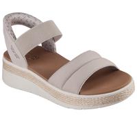 Skechers Damen Bobs Sun Ray Sandals, Taupe Textile, 41 EU