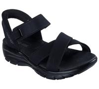 Skechers Damen Easy Going Somewhere Sunny Sneaker, Black, 41 EU