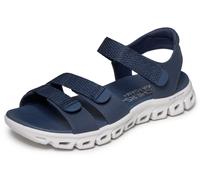Skechers Sandale Glide-Step Sandal Count On Me Damen Lederimitat/Synthetik Navy Gr. 38