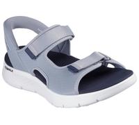 Skechers Go Walk Flex Herren-Sandalen, Grau und Marineblau, 47.5 EU