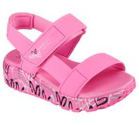 Sandale SKECHERS "UNO LITE SANDAL-SUNNY LOVE", Mädchen, Gr. 27, pink, multi, Synthetik, kontrastfarbene Details, Schuhe Sandale, Sommerschuh, Klettschuh mit Plateau, Größenschablone zum Download (3097