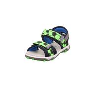Sandale SUPERFIT "MIKE 3.0 WMS: mittel", Mädchen, Gr. 31, blau, hellgrün, Textil, Schuhe Sandale, Klettschuh, in WMS: Weite mittel, Größenschablone zum Download (13336227-31) blau, hellgrün
