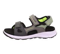 Superfit Criss Cross Sandale, Grau/Hellgrün 2000, 41 EU