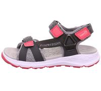 Sandale Synthetik \ CRISS CROSS GRAU/PINK - Gr. - 35