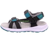 superfit Kinder Sandale CRISS CROSS Unisex 38 Schwarz/Grün
