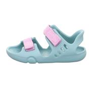 Sandale Synthetik \ SPLASH-S HELLGRÜN/LILA - Gr. - 35