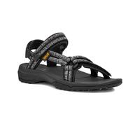 Sandale TEVA "Terra Fi Lite", Damen, Gr. 38, grau (schwarz), Textil, gemustert, Schuhe Outdoorsandale Riemchensandale Sandale, mit Klettverschluss (63002352-38) schwarz