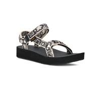 Sandale TEVA "W MIDFORM UNIVERSAL", Damen, Gr. 38, weiß (neon floral schwarz, weiß), Textil, Schuhe Sandale (81295447-38) neon floral schwarz, weiß