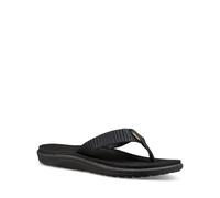 Sandale TEVA "W VOYA FLIP", Damen, Gr. 36, schwarz (bar street b), Textil, Schuhe Sandale (20413841-36) bar street b