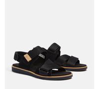 Sandale TIMBERLAND "ADLEY SHORE BACKSTRAP SANDAL", Damen, Gr. 38,5, schwarz (blk suede), Leder, Synthetik, Schuhe Sandale (20789540-38,5) blk suede