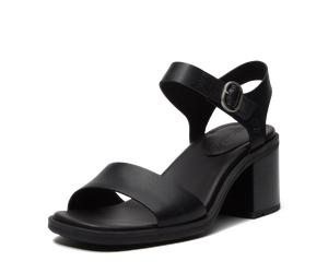 Sandale TIMBERLAND "BELLEVAUX BACKSTRAP SANDAL", Damen, Gr. 37,5, blk full grain, Leder, Schuhe Sandale, aus Timberland Premium Leder (10130911-37,5) blk full grain