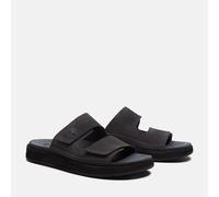 Sandale TIMBERLAND "CASCO COVE SLIDE SANDAL", Herren, Gr. 40, dunkelgrau suede, Leder, Schuhe Sandale, aus Timberland Premium Nubuk-Leder (31390217-40) dunkelgrau suede