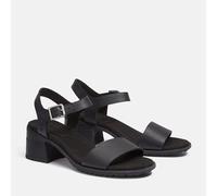 Sandale TIMBERLAND "LAGUNA SHORE BACKSTRAP SANDAL", Damen, Gr. 39, schwarz (blk full grain), Leder, Schuhe Sandale, aus Leder (99645649-39) blk full grain